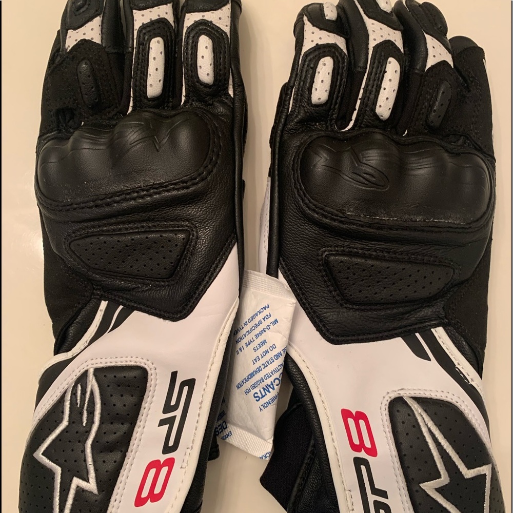 Alpinestars motorcycle gloves, 2 for 1